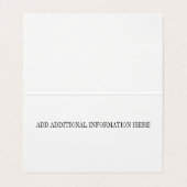 Carte de visite Peau et cheveux bio naturel (Intérieur déplié)