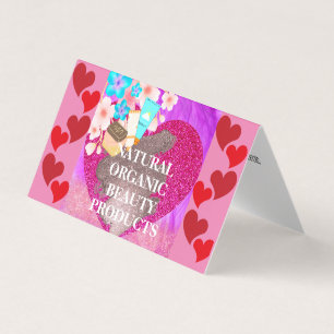 Carte de visite Peau et cheveux bio naturel