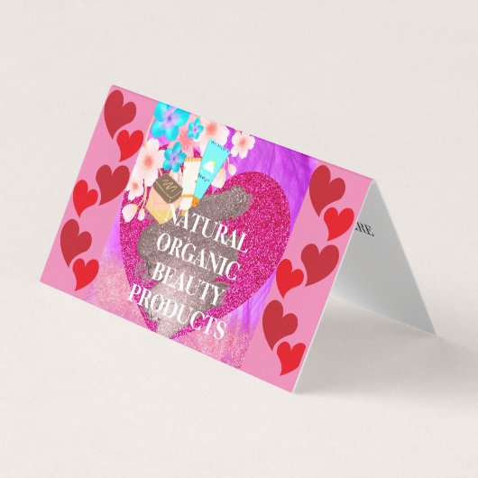 Carte de visite Peau et cheveux bio naturel (Devant)