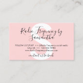 Carte De Visite Peau radio-fréquence - Serrer l'instruction post-t (Devant)