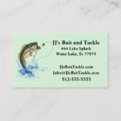 Carte De Visite Pêche (Devant)