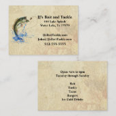 Carte De Visite Pêche (Devant / Derrière)