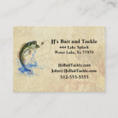 Carte De Visite Pêche (Devant)