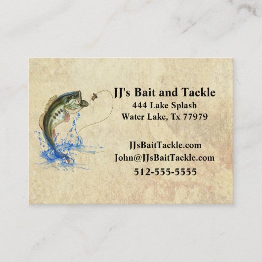 Carte De Visite Pêche (Devant)