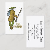 Carte De Visite Pêche à la Customise (Devant / Derrière)