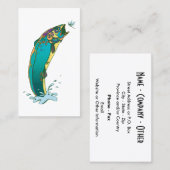 Carte De Visite Pêche à la Customise (Devant / Derrière)