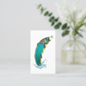 Carte De Visite Pêche à la Customise (Debout devant)