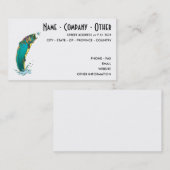 Carte De Visite Pêche à la Customise (Devant / Derrière)