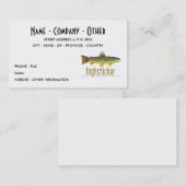 Carte De Visite Pêche à la mouche (Devant / Derrière)