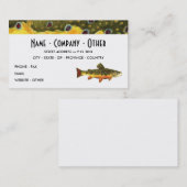 Carte De Visite Pêche à la mouche (Devant / Derrière)