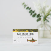 Carte De Visite Pêche à la mouche (Debout devant)