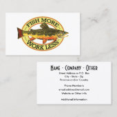 Carte De Visite Pêche à la mouche (Devant / Derrière)