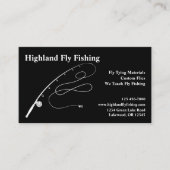 Carte De Visite Pêche à la mouche (Devant)