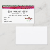 Carte De Visite Pêche à la mouche (Devant / Derrière)