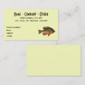 Carte De Visite Pêche à la senne (Devant / Derrière)