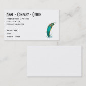Carte De Visite Pêche à la truite (Devant / Derrière)