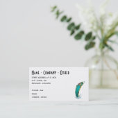 Carte De Visite Pêche à la truite (Debout devant)