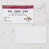Carte De Visite Pêche à la truite Customisée (Devant / Derrière)