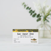 Carte De Visite Pêche à la truite sur mesure (Debout devant)