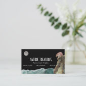 Carte De Visite Pêche à l'Ours Océan - Cristaux de pierres gemmes (Debout devant)