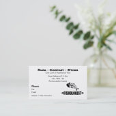 Carte De Visite Pêche amusante (Debout devant)