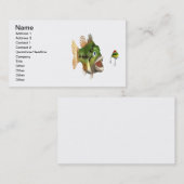 Carte De Visite Pêche au bar (Devant / Derrière)