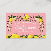 Carte De Visite Pêche au citron (Devant)