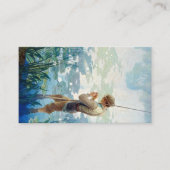 Carte De Visite Pêche au Thoreau à Walden Pond par N. C. Wyeth (Devant)