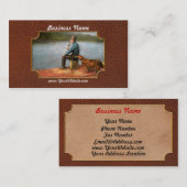 Carte De Visite Pêche - Booze hound 1922 (Devant / Derrière)