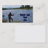 Carte De Visite Pêche de mouche (Devant / Derrière)