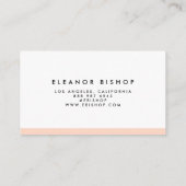 Carte De Visite Pêche et motif blanc de filets modernes (Dos)