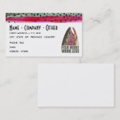 Carte De Visite Pêche humoristique (Devant / Derrière)