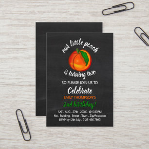 Carte De Visite Pêche, Notre Petite Pêche, Billets D'Offre D'Anniv