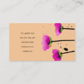 CARTE DE VISITE PÊCHE PASSIONNÉE DU PAVOT 311 (Dos)