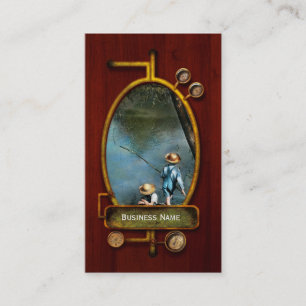 Carte De Visite Pêche - Pêche terminée" - 1940