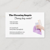 Carte De Visite Pêche propre (Devant)