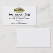 Carte De Visite Pêche sur mesure à la truite (Devant / Derrière)