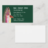 Carte De Visite Pêcheur de la truite arc-en-ciel (Devant / Derrière)