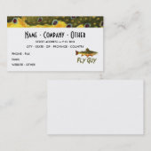 Carte De Visite Pêcheur de truites (Devant / Derrière)