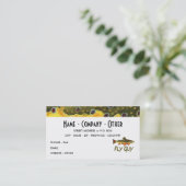 Carte De Visite Pêcheur de truites (Debout devant)