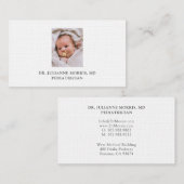 Carte de visite pédiatre (Devant / Derrière)