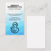 Carte De Visite Pédiatrie | Logo mère enfant | MÉDICALE (Devant / Derrière)