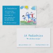 Carte De Visite Pédiatrie W/B (Devant / Derrière)