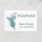 Carte De Visite Pédicure (Devant)