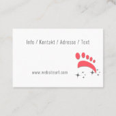 Carte De Visite Pédicure (Dos)