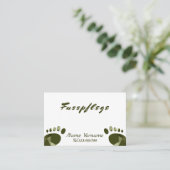 Carte De Visite Pédicure (Debout devant)