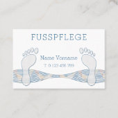 Carte De Visite Pédicure (Devant)