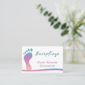 Carte De Visite Pédicure (Debout devant)