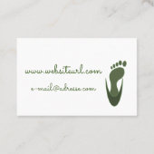 Carte De Visite Pédicure (Dos)