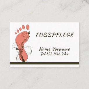Carte De Visite Pédicure